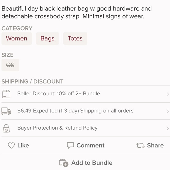 Black bag - Picture 2 of 5